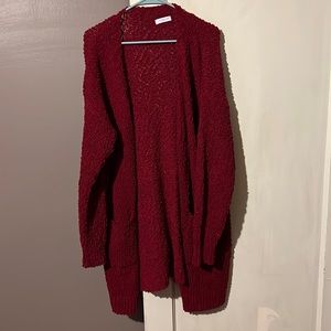 Dark red cardigan size 3x